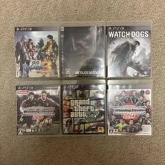 PS3 ゲームソフト　6点セット