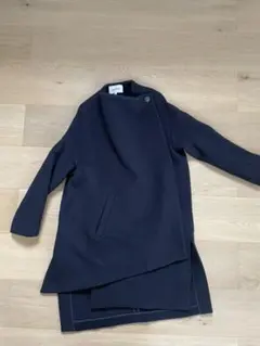 ♡極美品♡ エンフォルド　ノーカラー　コート　ボンディング　ウール　ジャケット ENFOLD / エンフォルド | ウールボンディング フロントオープン