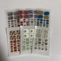 ネイルシール フットネイル　セット 多様なデザイン　足用