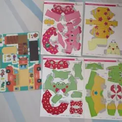 NHKキャラクターぺーパークラフト作成キット（5枚セット）