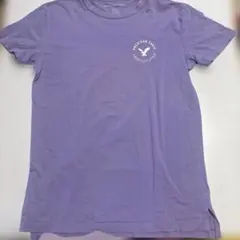 AMERICAN EAGLE Tシャツ パープル S