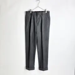 【美品】gotairiku ウールフラノ 1プリーツ スラックス カノニコ生地