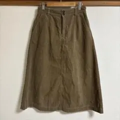 COEN コーデュロイスカート M ブラウン