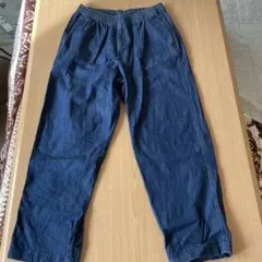 UNIQLO ストレッチイージーアンクルパンツMサイズ ブルー