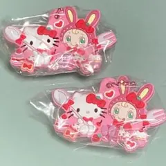 メゾピアノ×ハローキティ ラバーマスコット ベリエちゃん 新品 2個セット