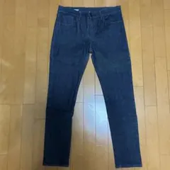 スキニーデニム ダークブルー 4ポケット