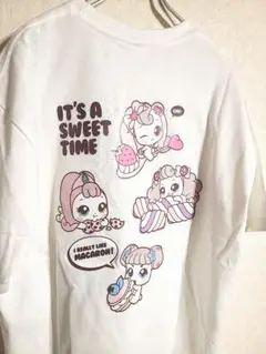 キラキラ　キャッチ！　ティニピン　Tシャツ　Lサイズ　オフホワイ
