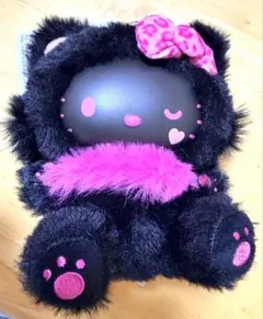 サンリオ　ファインフェイスキャットシリーズ　ハローキティ　ブラック