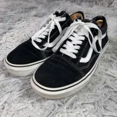 VANS バンズ 24.5 スニーカー　オールドスクール　キャンバス　スエード