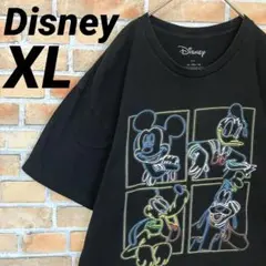 Disney グリッド ネオン デザイン アニメTEE ミッキーフレンズのサムネイル