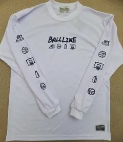 BALLLINE ロングスリーブ(ホワイト)S寸