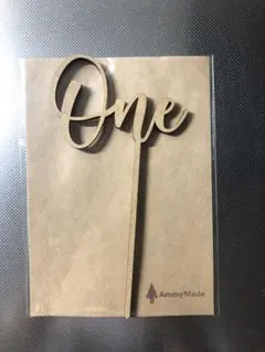 AmmyMade ケーキトッパー One Two セット