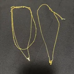 Yネックレス　2本セット
