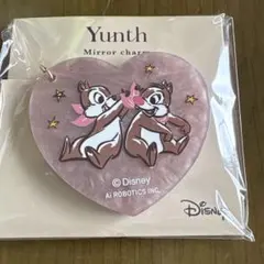 Disney Yunth ミラー付きチャーム チップとデール