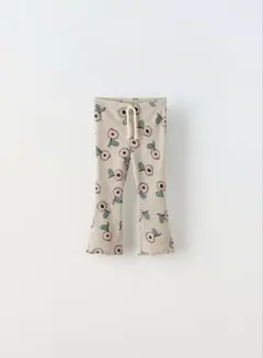 ZARAKIDS 花柄　フレアパンツ