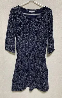 七分袖ひざ丈ワンピース（NATURAL BEAUTY BASIC）