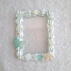 ハンドメイド ホイップデコ 水色 ライトブルー