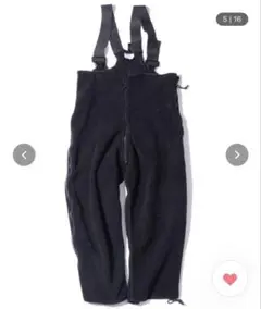 ROOPTOKYO BLACK POLATE OVERALLS オーバーオール