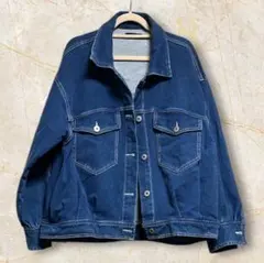 ダークブルー デニムジャケット Mサイズ