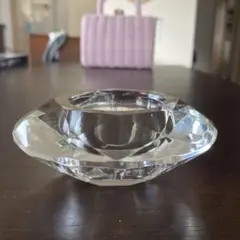 キャンドルホルダー クリスタル風 小物入れ