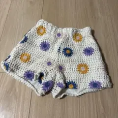 ZARA クロシェパンツ104