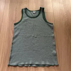 JEMORGAN ボーダータンクトップ　緑　M