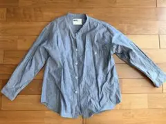 【24日まで限定お値下げ】【ほぼ未使用】MHL. グレー 長袖シャツ Mサイズ