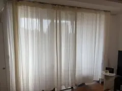 トレジュール　カーテン　2枚セット　ライトベージュ　オフホワイト　コットン