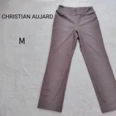 【クリスチャンオジャール】ベージュ チェック柄パンツ Mサイズ k3054