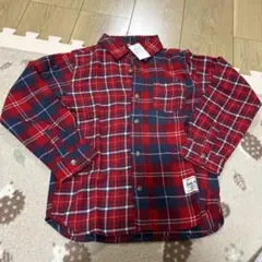 キッズ　チェックシャツ　130センチ