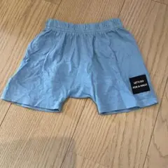 ライトブルーの綿製パンツ 90cm