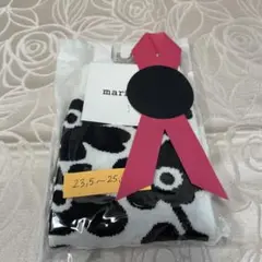正規品　新品　marimekko ウニッコソックス 23.5〜25.0cm