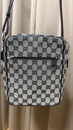 グッチ GG キャンバス×レザー ショルダー バッグ ポシェットのサムネイル