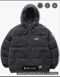 Jeep ジープ ダウンジャケット　　コーデュロイ