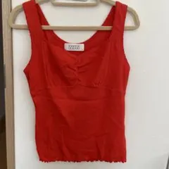 ローリーズファーム タンクトップ オレンジ M