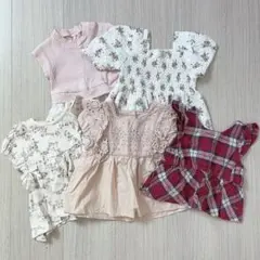 女の子♡ピンク系5点セット　80-90