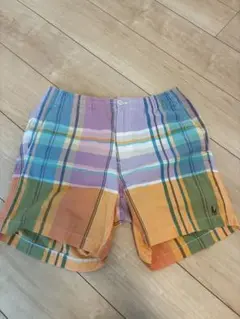 Polo Ralph Lauren マルチカラーチェックショートパンツ S