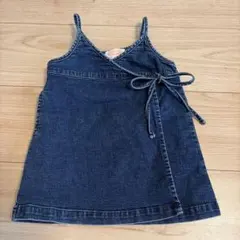 デニムキャミワンピース 女の子 80サイズのサムネイル