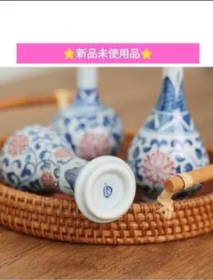 Haimin 磁器花瓶花器 3つセット 小さな 生け花 飾り瓶 レトロ風