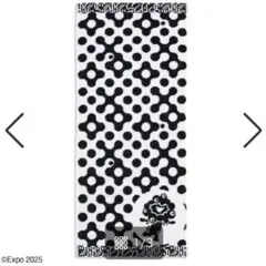 2025大阪・関西万博 モノクロミャクミャク5 フェイスタオル ※おまけ可♡