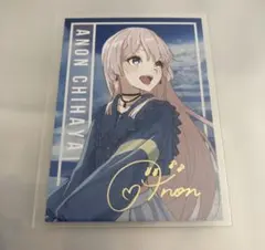 千早愛音 MyGO!!!!! 跡暖空 箔押し サイン キャラクターカード