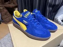 PUMA PALERMO 青/黄 スニーカー