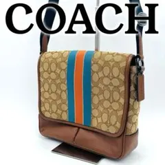 COACH コーチ ショルダーバッグ メンズ ブラウン C9366