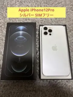 【美品】Apple iPhone12Pro シルバー SIMフリー