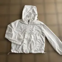 SHEIN ホワイト フード付きジャケット XS
