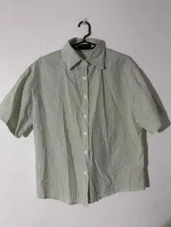 ストライプ 半袖シャツ