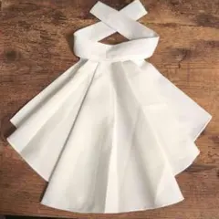 【フリルジャボタイ★オフ白】ホワイト付け襟 貴族ネクタイ ゴシック ゴスロリータ