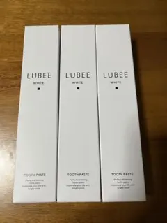 ルビーホワイト　ホワイト二ング LUBEE WHITE 歯磨き粉 ３本セット