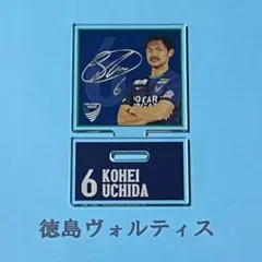 2025徳島ヴォルティス クリアサインスタンド　6番　内田航平選手