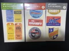 braniff トラベラーズファクトリー　ステッカー　トラベラーズノート